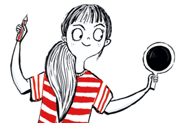Silver from Emma Swan's Cruise Ship Kid - Illustartion by Katie Saunders