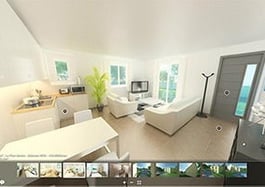 capture de visite virtuelle d'un appartement 