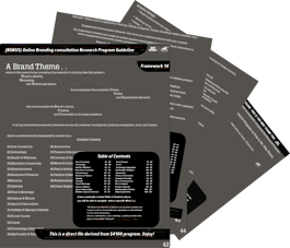 Preview of Branding Consultation Guideline templates included in the service