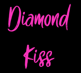 a diamond ring with the words diamond kiss