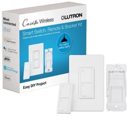 Lutron Caseta - Kit de iluminación inteligente con interruptor original para bombillas