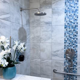 Handicap Accessible shower in  Sunnyvale Bathroom Remodel