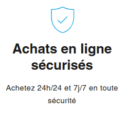 Achat en ligne sécurisés 