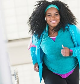 woman walking for exercise