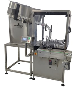 bottle orientation machine, bottle unscrambler, with airjet cleaning,