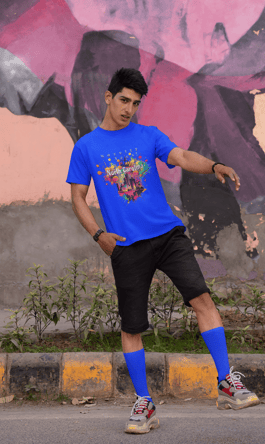 Novelty Tee North Carolina Splatter Paint Tee