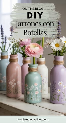 DIY Jarrones con Botellas Recicladas