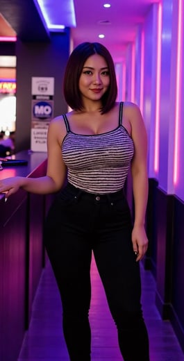 AI-generated fashion model showcasing digital clothing designs for brand marketing