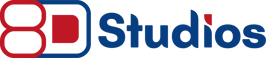 8D Studios logo