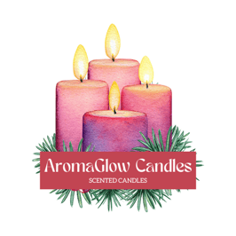 AromaGlow Candles logo