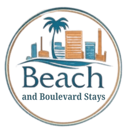 Beach and Boulevard Stays logo