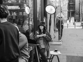 People at Regiment Coffee Shop, Sydney