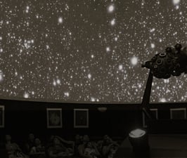 click per ingrandire. Vista cupola planetario