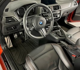 Interior Detailing Image “Deep interior car detailing with steam cleaning and vacuuming of seats"