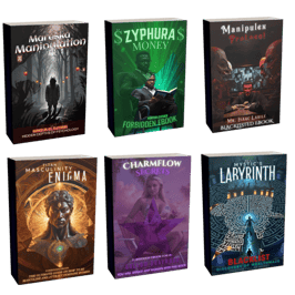 Ultimate Bundle of 6 banned books. Mareska Manipulation, Charmflow Secrets, Titan Masculinity Enigma