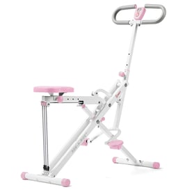 Row and ride exercise machine