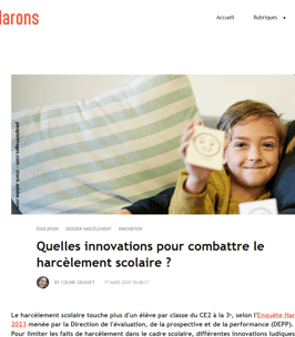 Non au harcèlement scolaire Aidodarons HarcelKido