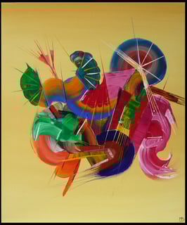 Musique | tableau abstrait