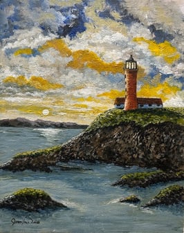 Reassuring, 2025, Acrylic on canvas, 10 x 8 inches  $165  SOLD