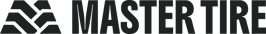 logo de master tire en color negro