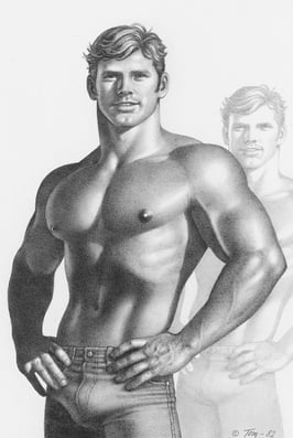 Tom of Finland, Untitled (Touko Laaksonen), c. 1980s.