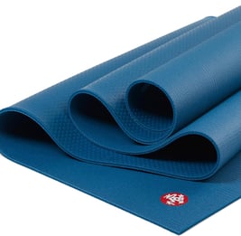 esterilla de yoga azul
