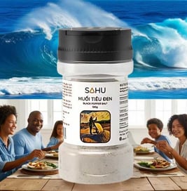 Muối tiêu đen 100g Sahu