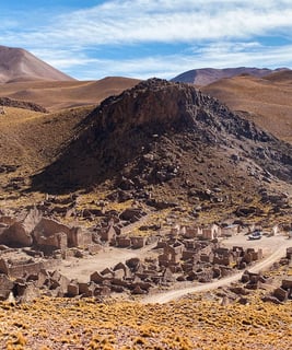 Ancient ruins in the South Lípez region.