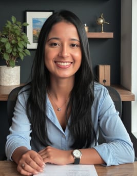 Sthepany Oliveira, contadora e gestora operacional da Severum, especialista em contabilidade para cl