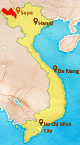 Map Lai Chau Vietnam