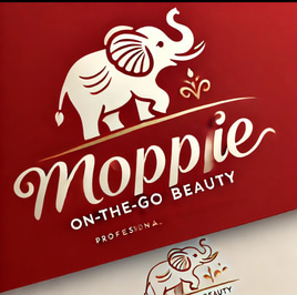 Moppie beauty on the go logo