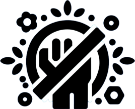 violência não logo