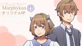 a couple of anime characters in a cartoonish style