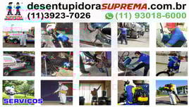 serviços da suprema desentupidora
