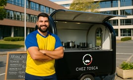 Présence en entreprise ou campus du Food Truck de "Chez Tosca"