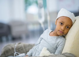 Image d'un enfant atteint de cancer