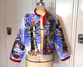 "Lobster Jacket" - Drawing 3 Midterm, Acrylic on Duck Canvas