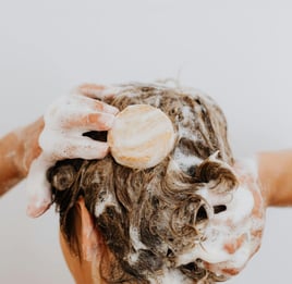 scalp exfoilation for hair care and prevent hair loss