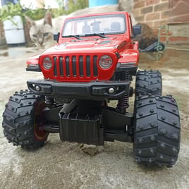 Jeep Rubicon sobre el agua