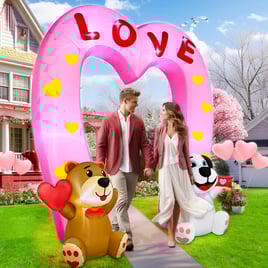 inflatable LOVE arch decoration