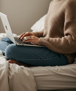 online service-provider working with client