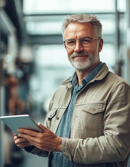 Hervé, dirigeant d’une PME industrielle à Bressuire