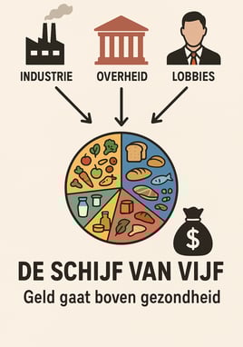 de schijf van 5 waar de verschillende belangen bij getoond worden