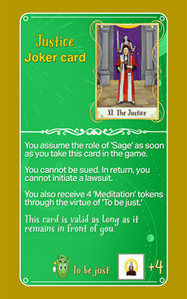 Eden the game of life justice joker card