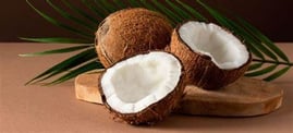 Premium semi-husked coconuts for export from India