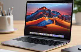 macbook pro turned on displaying music