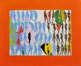 oeuvre d'art- nus - artiste peintre -peintures - femmes