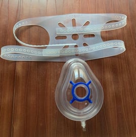 Starvent Health Care Ventilator CPAP Mask With Silicone Head Harness ( Niv )