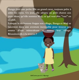 Ilunga et Maji, le chaton Conte Africain - L'aventure d'une petite fille courageuse du katanga