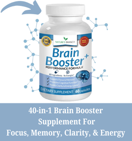 Brain Booster supplement ad